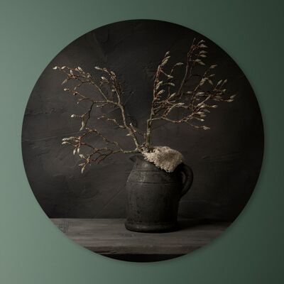 Cercle Mural - Table Magnolia - Qualité Dibond Premium