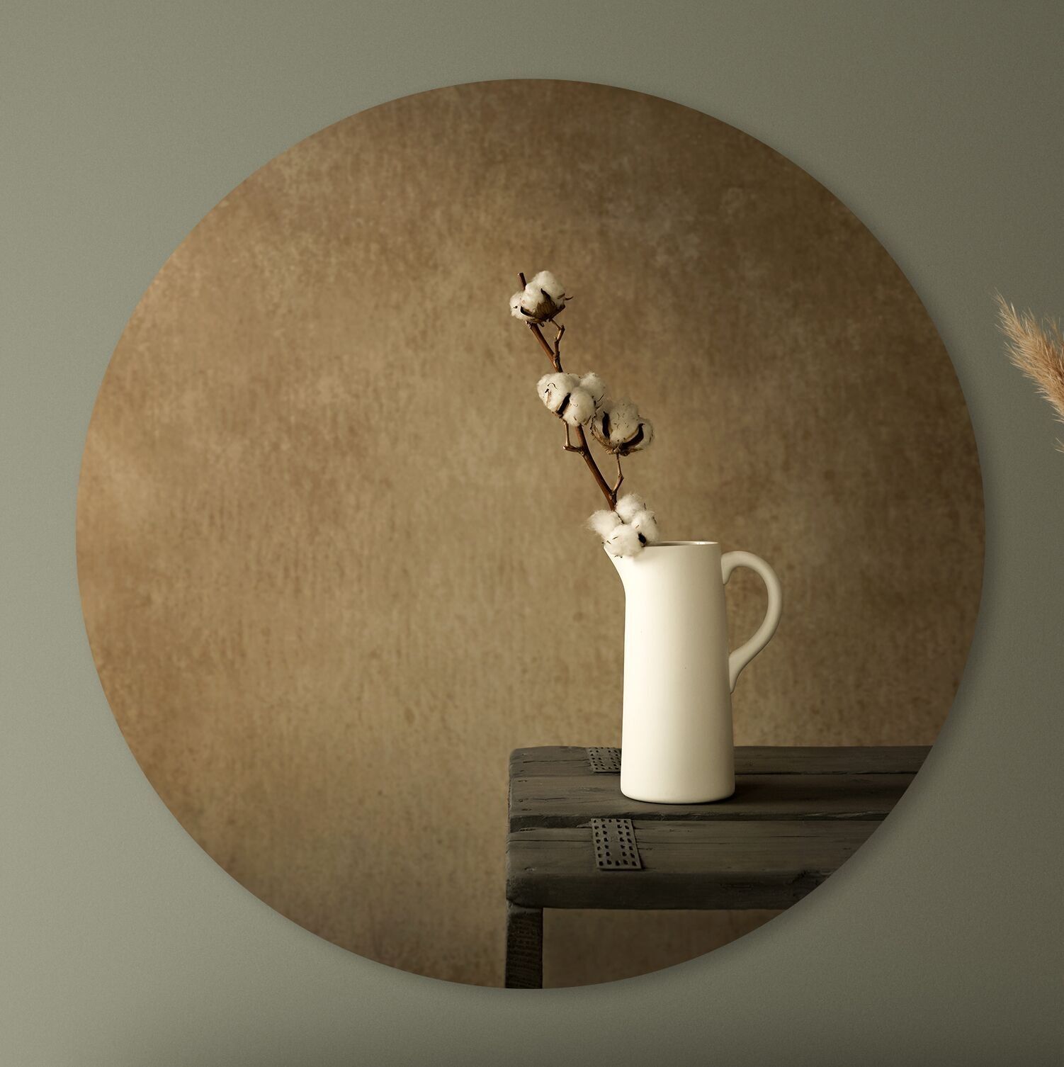 Círculo de Pared - Rama de Algodón - Calidad Premium Dibond