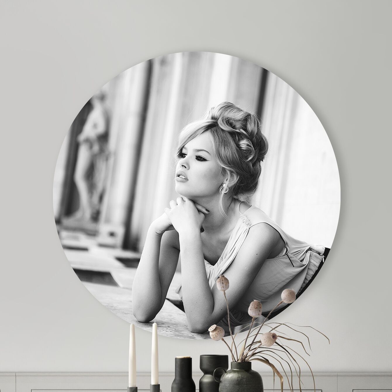 Cerchio da parete - Balcone Bardot - Qualità Premium Dibond