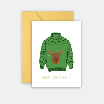 Christmas sweater card