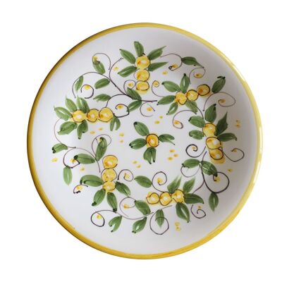 Limone model lemon plate - Hand painted - Made in Italy