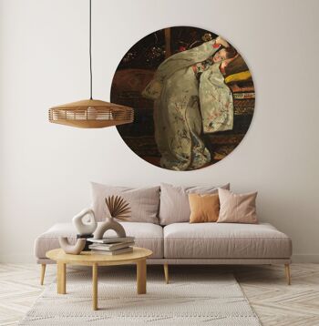 Cercle Mural - Fille Kimono - Qualité Dibond Premium 2