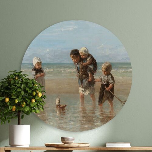 Wall Circle - Kinderen der Zee - Premium Dibond Quality