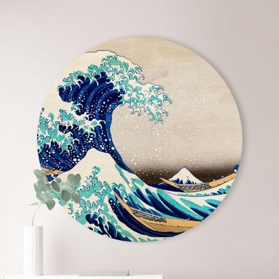 Wall Circle - The Great Wave - Premium Dibond Quality