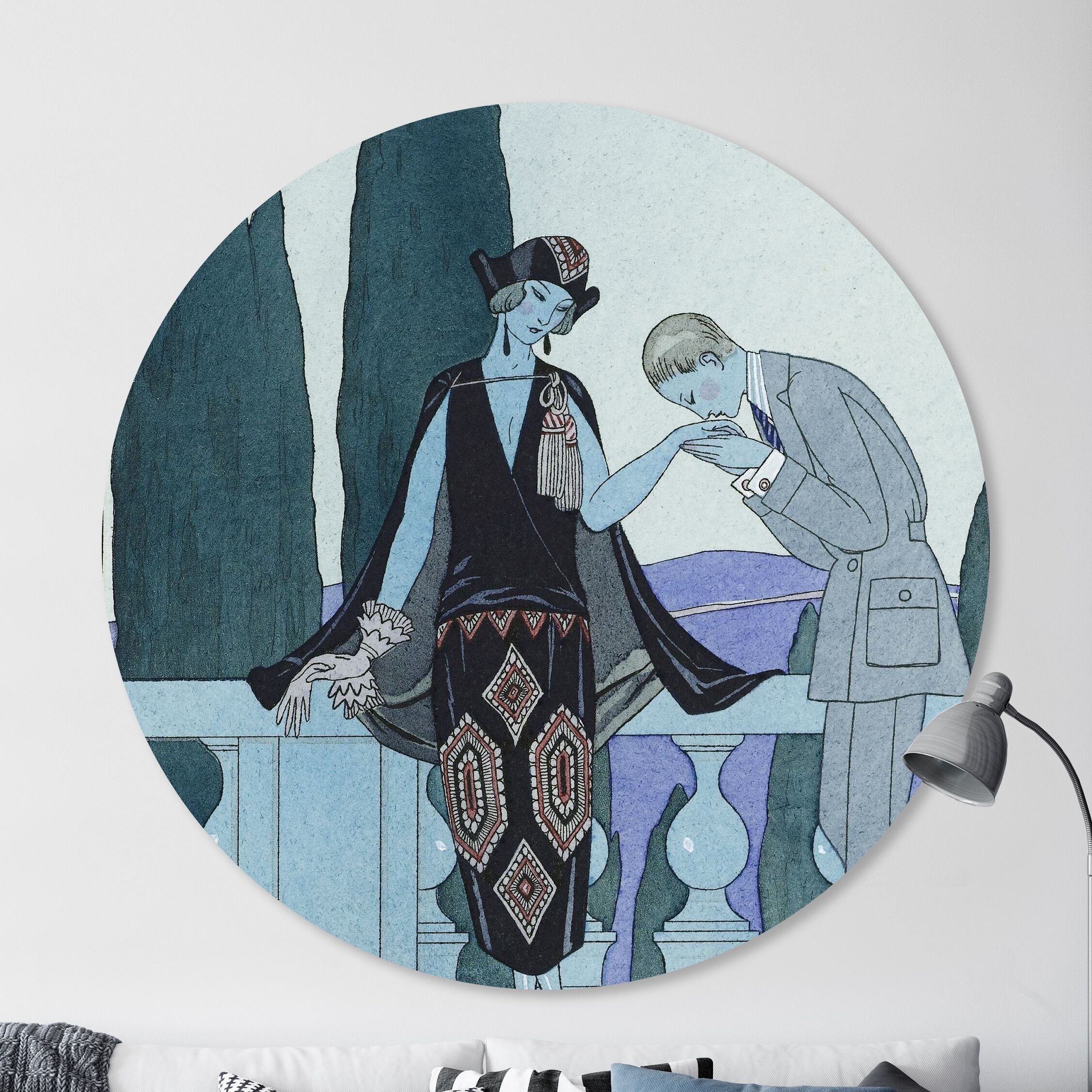 Cerchio da parete - La Villa - Qualità Premium Dibond