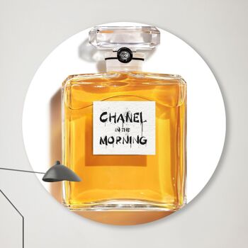 Cercle mural - Chanel le matin - Qualité Dibond Premium 1