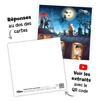 10 cartes postales & enveloppes - 100 films à trouver 4