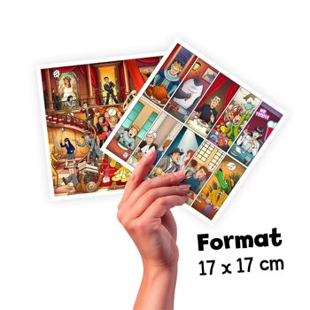 10 cartes postales & enveloppes - 100 films à trouver 5