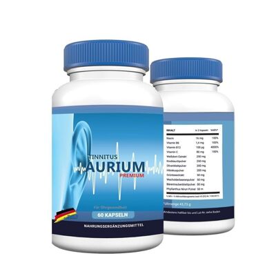 TINNITUS AURIUM Premium |Nahrungsergänzungsmittel 