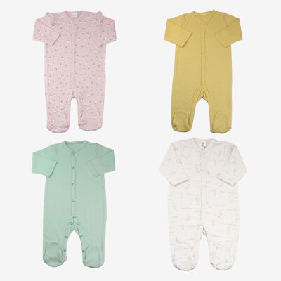 Passender gerippter Pyjama – 1 m