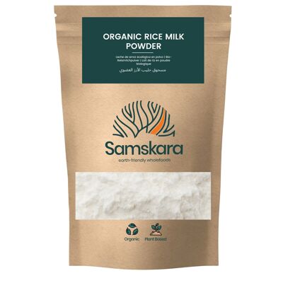 Latte in polvere di riso biologico BIO | Alternativa vegetale vegana al latte in polvere | Senza glutine | Samskara (100g x 1 confezione)