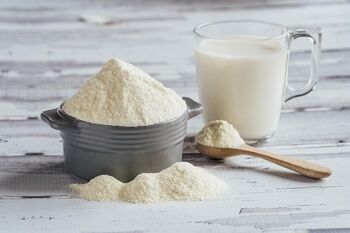 Lait de riz en poudre biologique BIO | Alternative végétale végétalienne au lait en poudre | Sans gluten | Samskara (100g x 1 paquet) 3