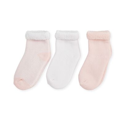 Calcetines set 3 - rosa - 6/12m