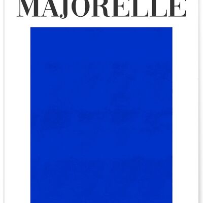 Affiche Bleu Majorelle