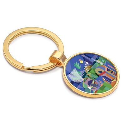 Gold key ring - Klee