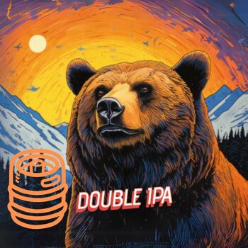 Double IPA, 7%/vol. 30L Dolium tête A