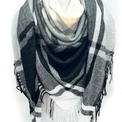 Large soft wool square scarves