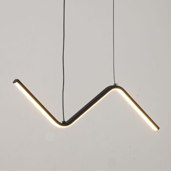 Suspension Ripple: Lampe Moderne, Éclairage LED Économique, Design Minimaliste vague triangle 10