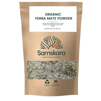 BIO Yerba Mate | Organic | Samskara | Increases energy and concentration | Origin Brazil | Best for smoothies (250g x 1 pack)
