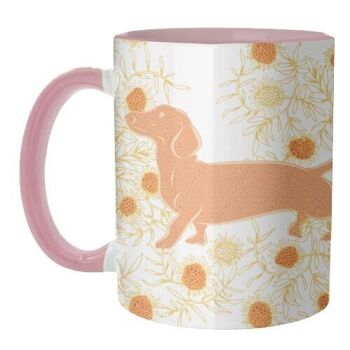 TASSES, CHIEN SAUCISSE GAVANT PAR MICHELLE WALKER 30