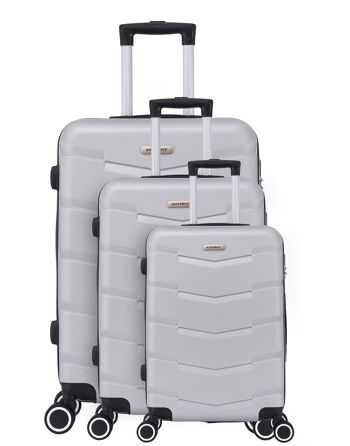Set de 3 valises double roues ABS rigide - Corner - Trolley ADC 4