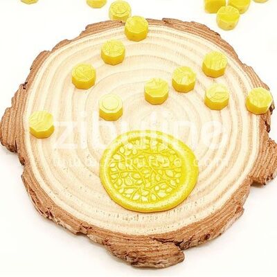 Sealing wax pellets - Pearly yellow