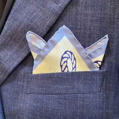 Nautical Chic Ivory Pocket Square