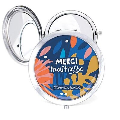 Pocket mirror Silver message Mistress - Matisse