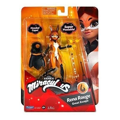Bandai - Miraculous Ladybug - Mini-doll - Rena Rouge - 12 cm articulated doll and accessories - Ref: P50404