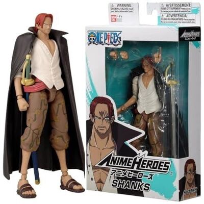 Bandai – Anime Heroes – One Piece – Shanks Figur 17 cm – Ref: 36935
