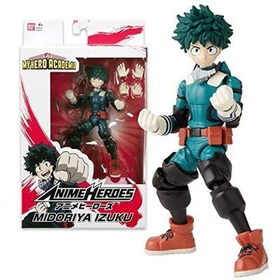 Bandai – Anime Heroes My Heroes Academia – 17 cm große bewegliche Figur – Midoriya Izuku – Ref: 36911