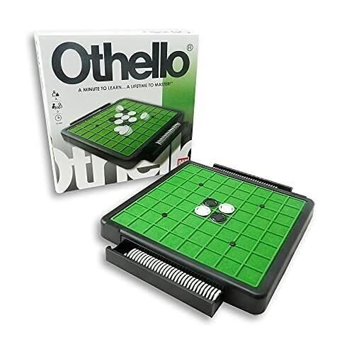 Bandai - Othello  - Jeu de  société -j eu de stratégie et de réflexion-2 joueurs-15/20min-dès 7 ans - Réf :  MH80052