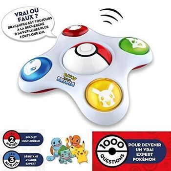 Bandai - Pokémon - Dresseur Quiz - Quiz connaissances 100% Pokémon - Jeu électronique interactif - parle français - Réf : ZZ20110 2