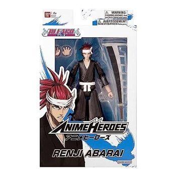 Bandai - Anime Heroes - Bleach - Figurine Renji  Abarai 17 cm - Réf : 36972  2