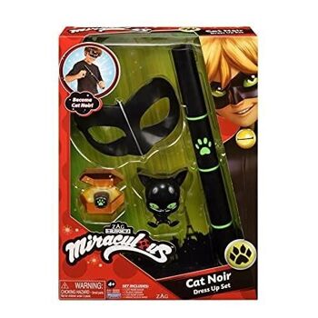 Bandai - Miraculous Ladybug - Set de Transformation - Chat Noir - Déguisement Miraculous et Accessoires de super-héros - Réf :  P50603 3