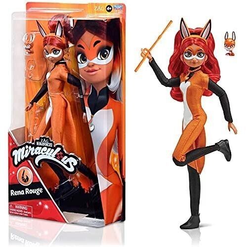 Bandai - Miraculous Ladybug - Poupée - Rena Rouge - Poupée mannequin articulée 26 cm - Réf : P50004