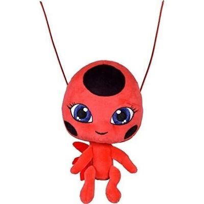 Bandai - Mariquita Milagrosa - Peluche suave 15 cm - Tikki - Ref: P50691