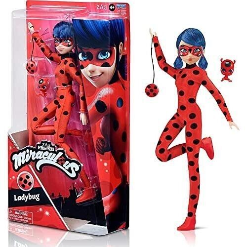 Bandai - Miraculous Ladybug - Poupée - Ladybug - Poupée mannequin articulée 26 cm - Réf : P50001