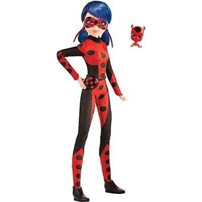 Bandai – Miraculous Ladybug – Puppe – Ladybug Time to de-vilize – 26 cm bewegliche Schaufensterpuppe – Ref: P50006