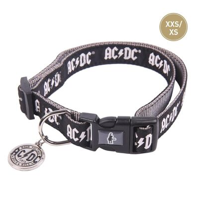 Collier pour chien AC/DC XS-S, S-M, M-L, XXS-XS Haute Tension