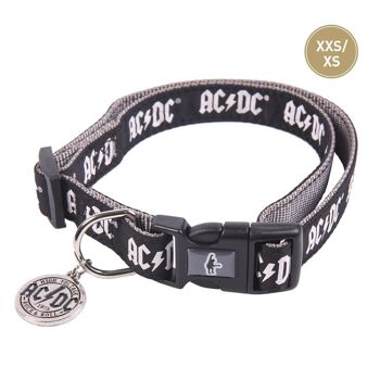 Collier pour chien AC/DC XS-S, S-M, M-L, XXS-XS Haute Tension 1