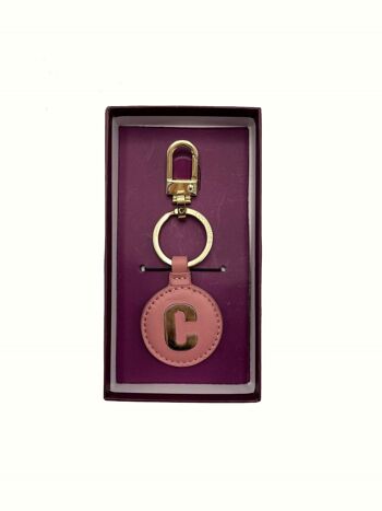 Porte-clés en cuir véritable, Coconuda, art. PCK42/C.425 10
