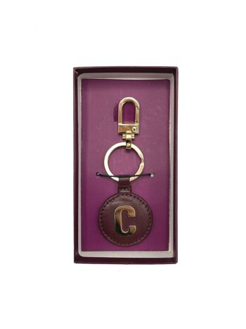 Porte-clés en cuir véritable, Coconuda, art. PCK42/C.425 13
