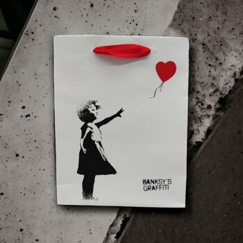 Bourse de cadeaux Banksy (médias) - Ragazza con palloncino rosso 5