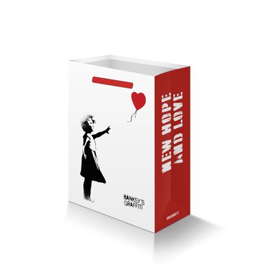 Geschenk-Börse Banksy (Medien) – Ragazza con palloncino rosso