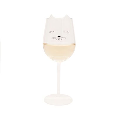 Verre à vin chat | 0,4 litre
