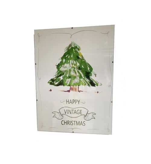 'Happy Vintage Christmas' photo frames 30x40cm