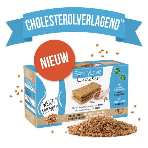 6 x Skinnylove Buckwheat Kasha Cracker - Knäckebröd