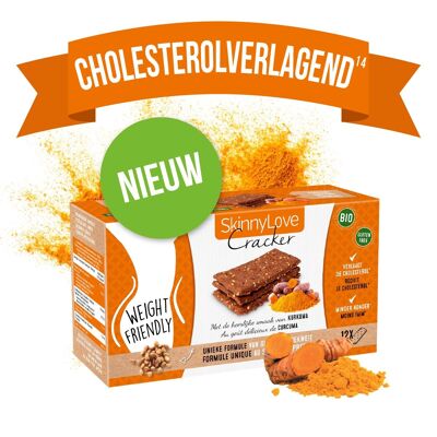 6 x Skinnylove Cracker au sarrasin et au curcuma - Knäckebröd