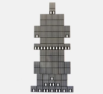 Fritz Metropolis Architecture Mega Aimants pour réfrigérateur (70 pièces) 5